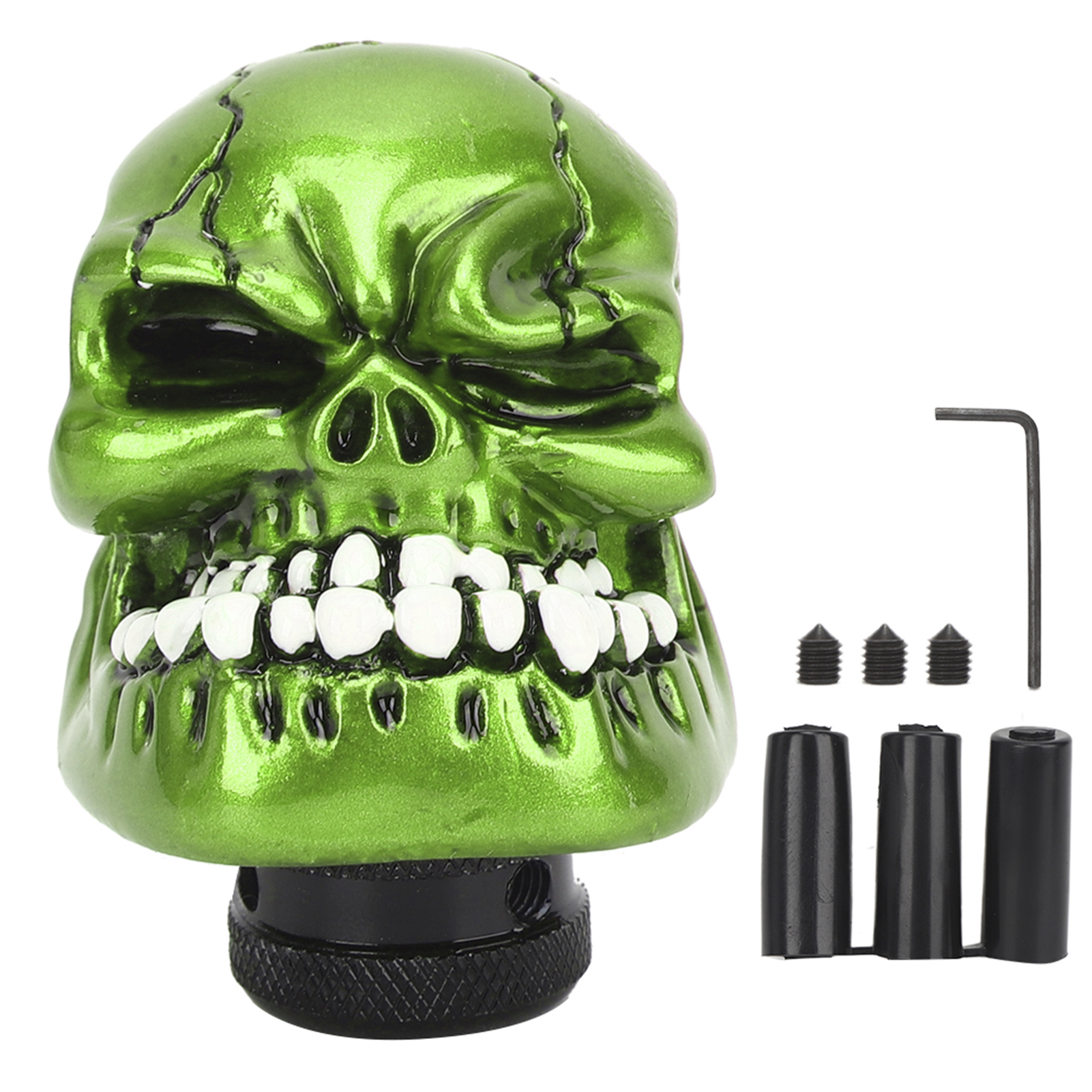 Manueller Schalthebel In Totenkopfform, Modifizierter Schalthebel Mit 8/10/12-mm-adaptern, Grüne Farbe