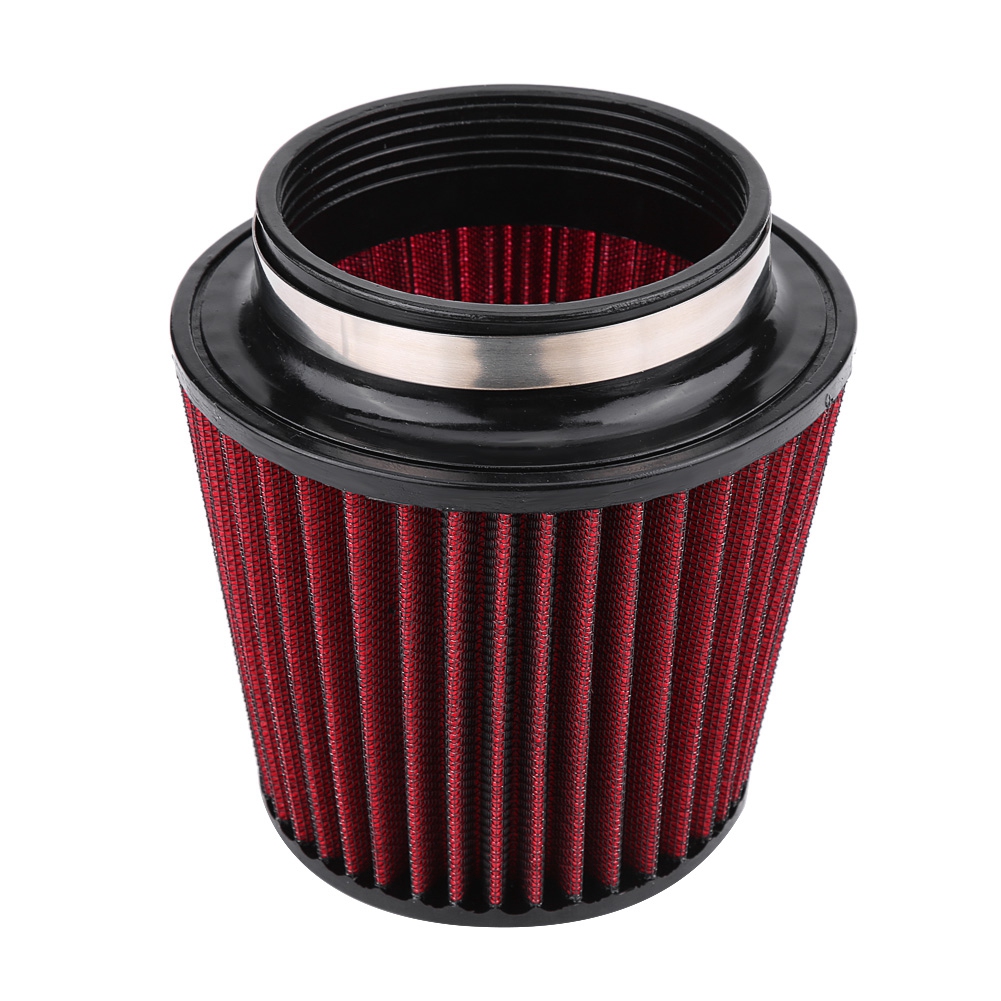 Hochleistungs-rundkegelluftfilter (100 Mm) Für Fahrzeugtuning, Ansaugung Mit Hohem Durchfluss, Universalfilter