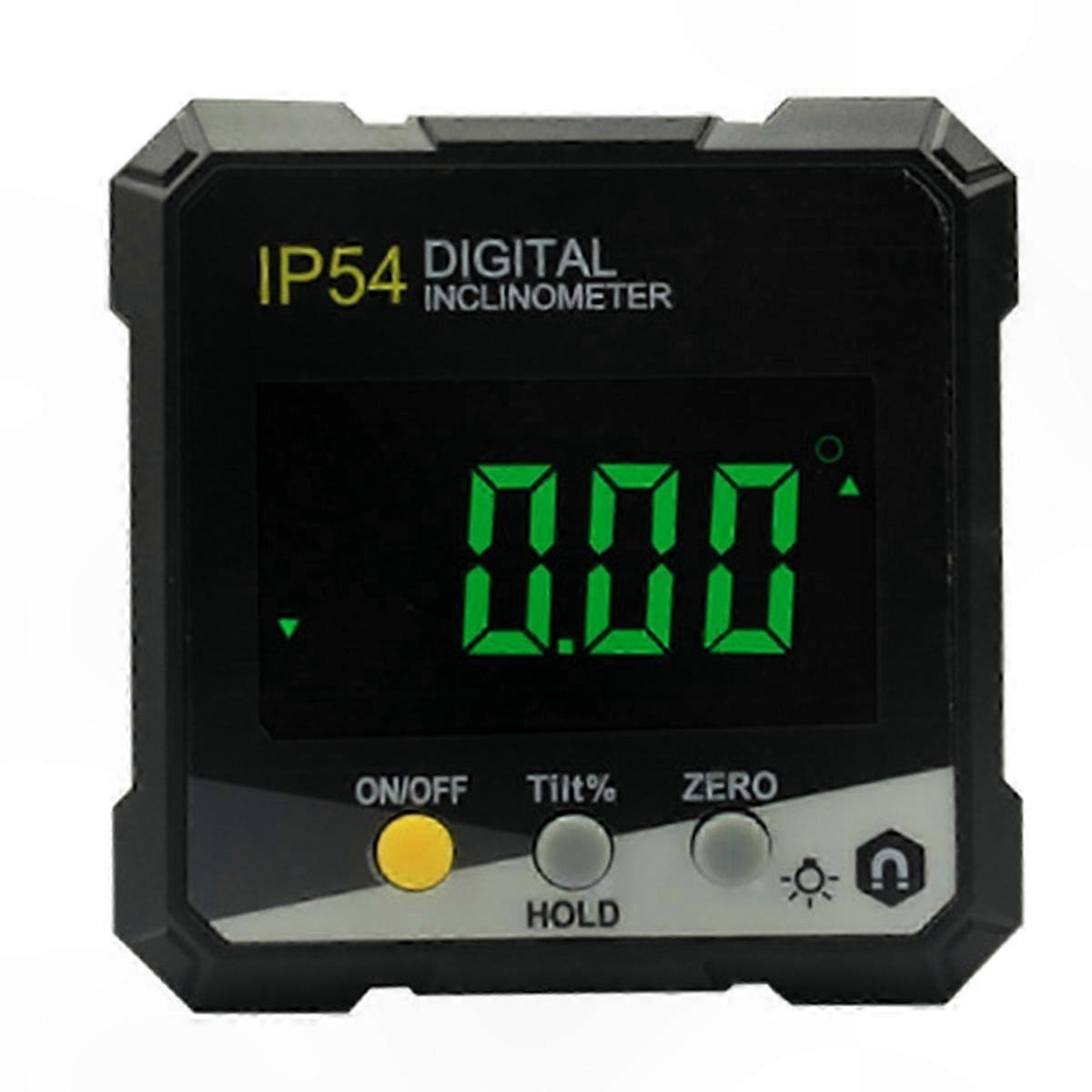 Digitale 90°-wasserwaage Ip54 Mit Lcd-anzeige Und Magnet, Vierseitiges Winkelmessgerät, Robuste Genauigkeit Für Den Professionellen Einsatz