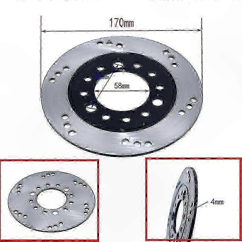 58-mm-bremsscheibensatz Für Gy6-roller, Motorräder, Quads, Mopeds Und Go-karts – Ersatzteile Für 160–190 Mm