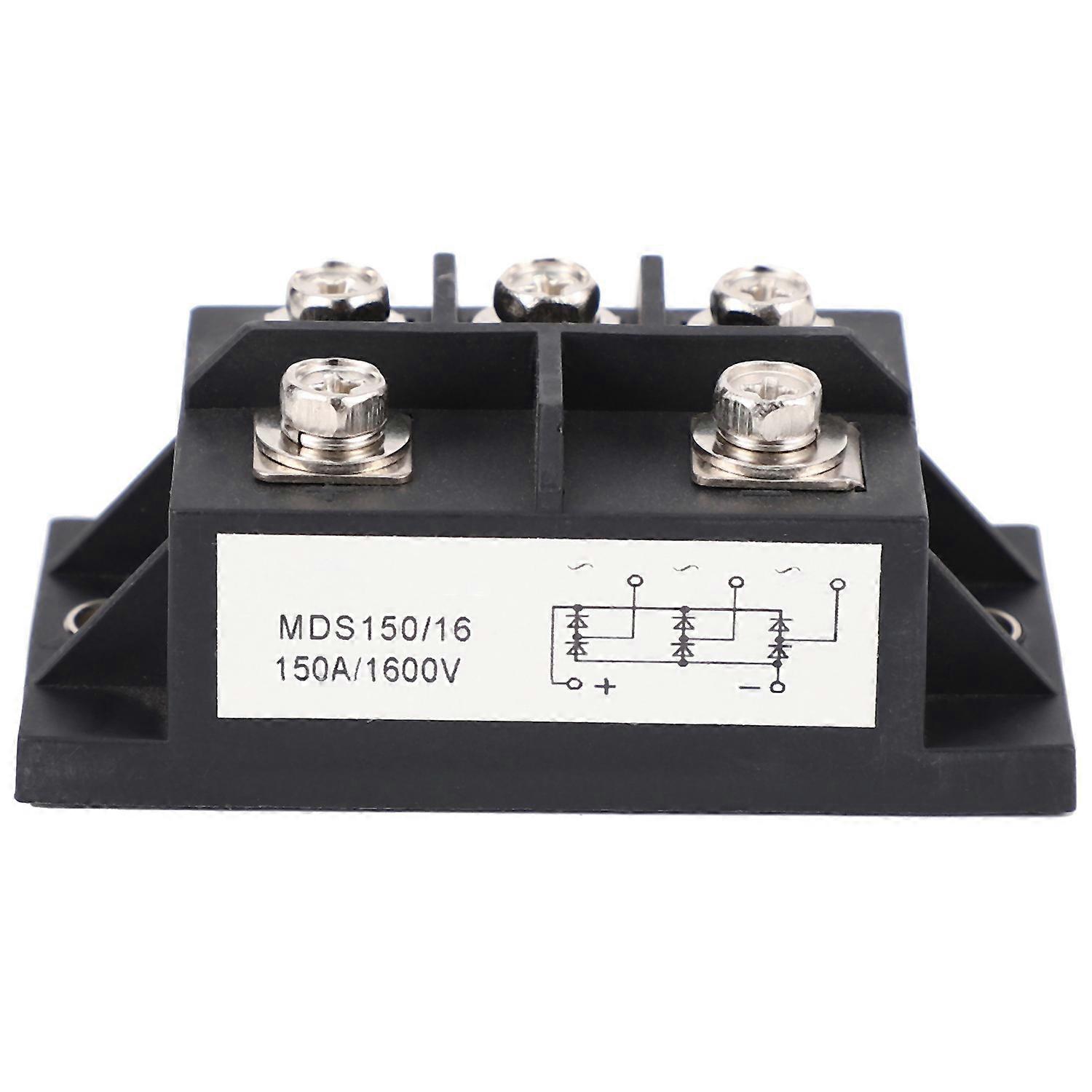 Mds150a Dreiphasen-diodenbrückengleichrichter, 150a Gleichrichtermodul, 3-phasen-diodenbrücke, Leistungselektronikbauteil, Robustes Gehäuse, Industrieller Einsatz, Zuverlässiger Ersatz, Hohe Leistung.