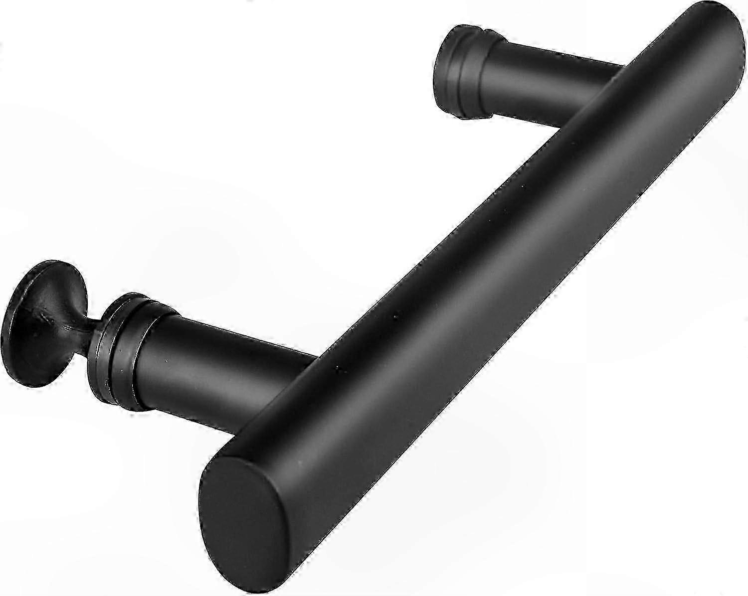 Schwarzer Edelstahl-duschtürgriff, 145 Mm Achsabstand, Ersatz Für Schiebetüren In Duschkabinen