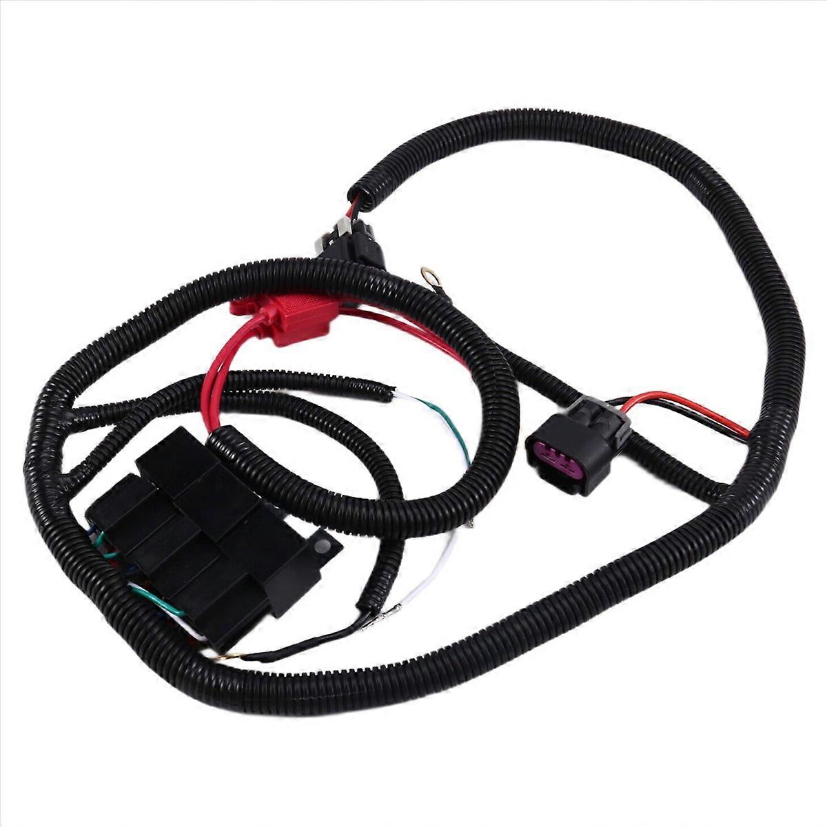 Doppellüfter-ecu-verkabelungssatz Mit Upgrade-stecker Für Fahrzeuge