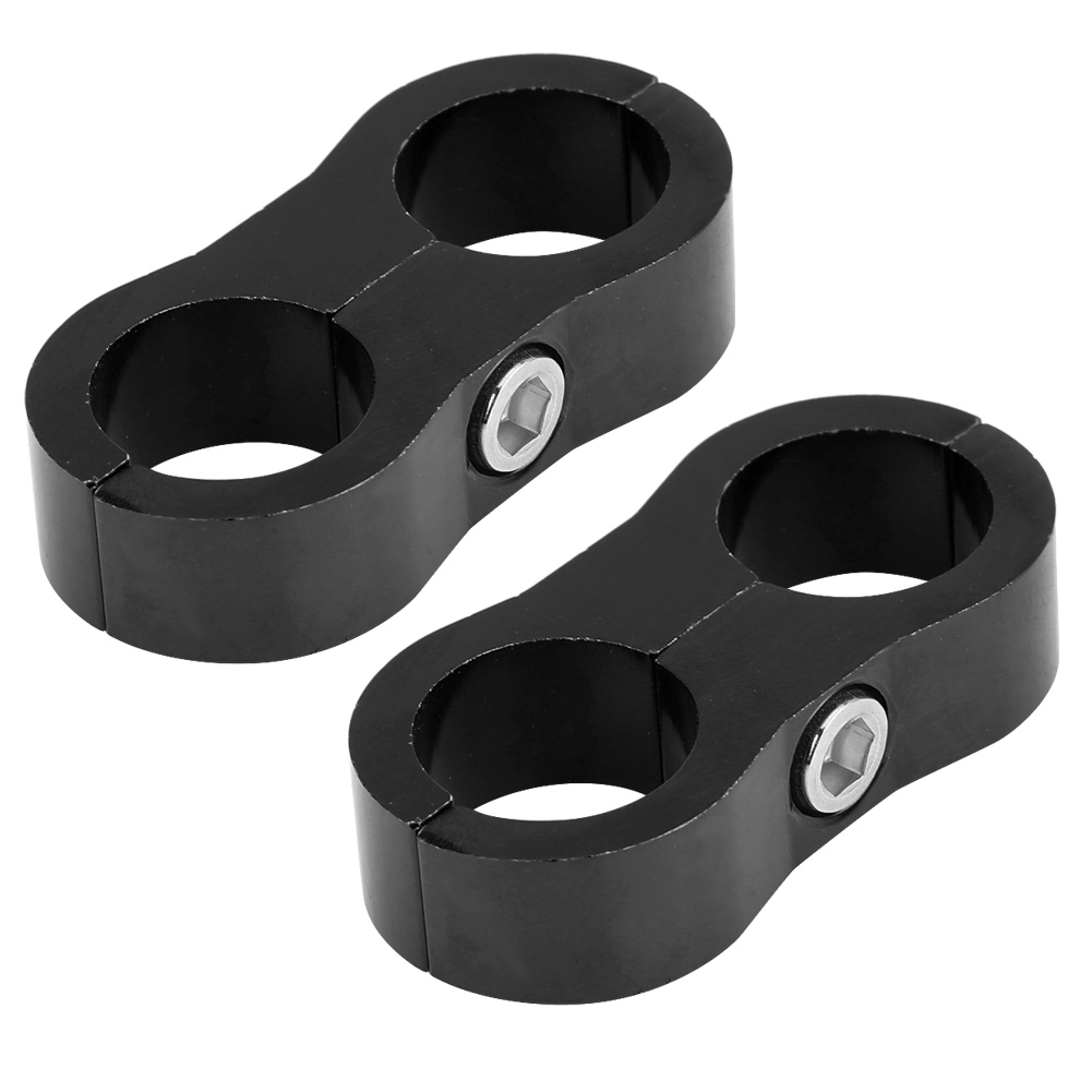An10 Rohrverteiler Aus Aluminiumlegierung, Universal-adapterklemme, Schwarz