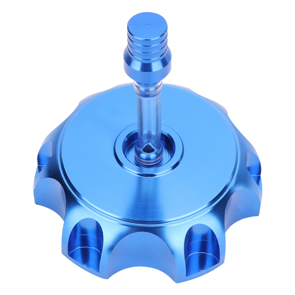 Cnc-gefräster Aluminium-tankdeckel Für Motorräder Von 50 Bis 160 Cm³, Blaue Abdeckung Für Pitbikes Und Dirtbikes