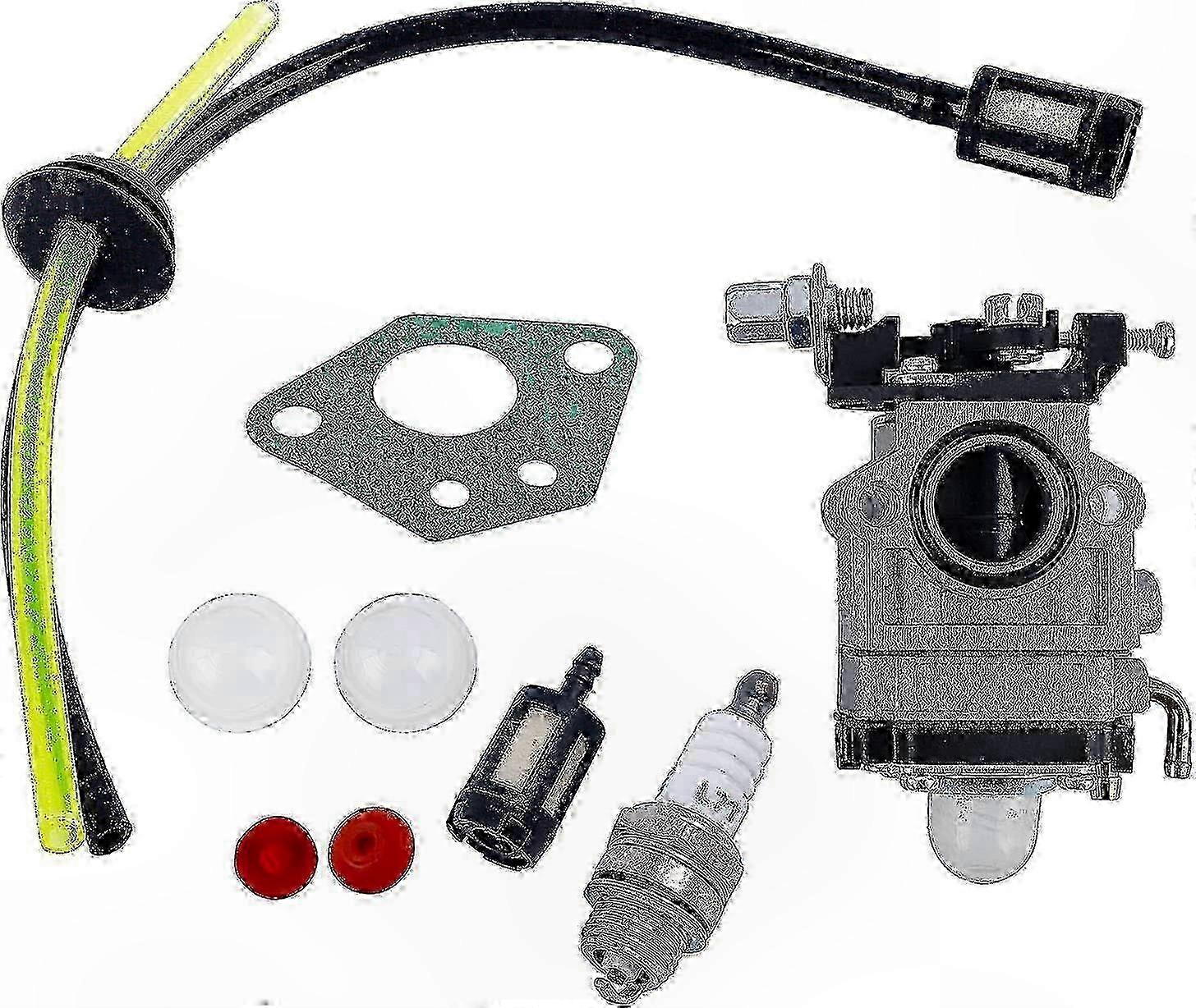 Vergaser-reparatursatz Für Freischneider Mit Dichtung, Schlauch, Zündkerze Und Kraftstofffilter, Kompatibel Mit 52ccm, 49ccm Und 43ccm Motoren (1 Stück)