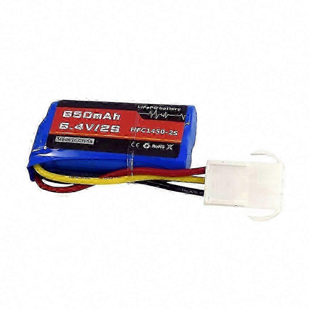 6,4 V 2s 650 Mah Li-ionen-akku Mit El4.5-3p P-to-r Buchse Für Rc-trucks, -autos Und -schnellboote