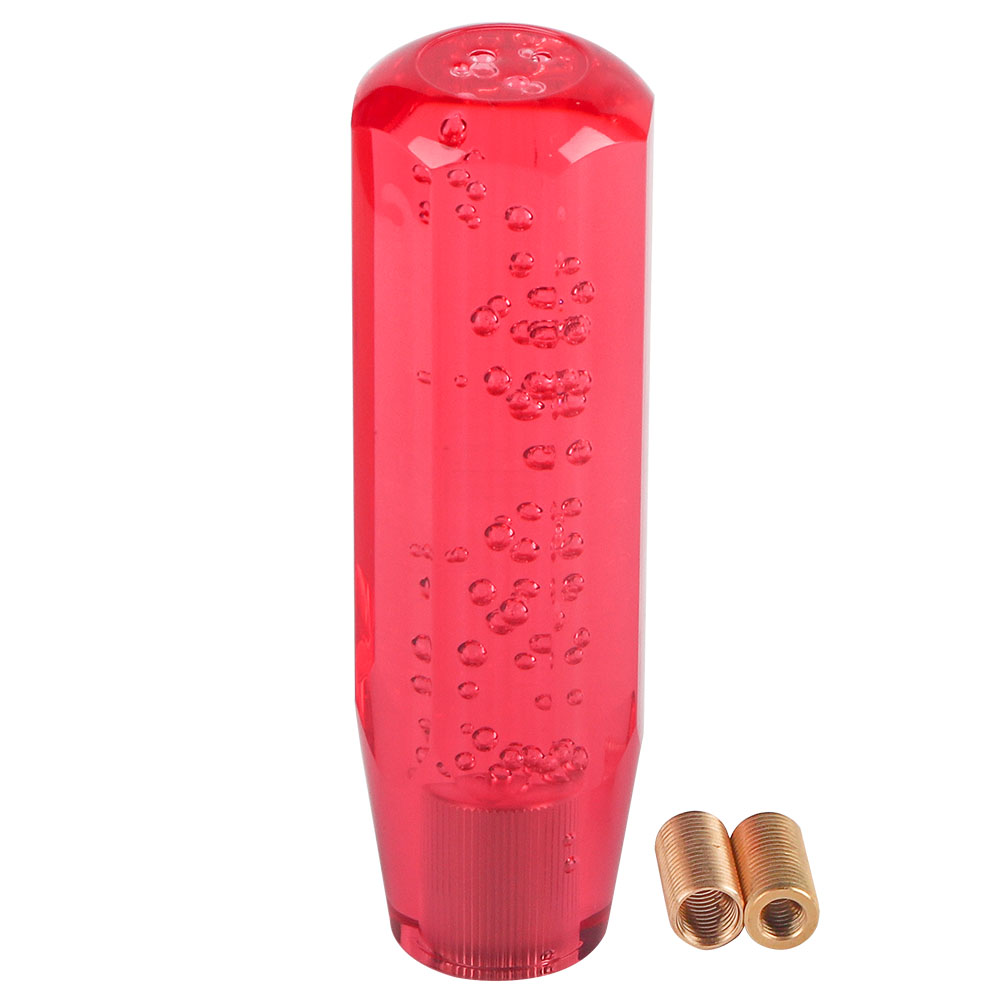 Universeller 15 Cm Großer, Kristallklarer, Roter Schaltknauf Aus Acryl Für Autos