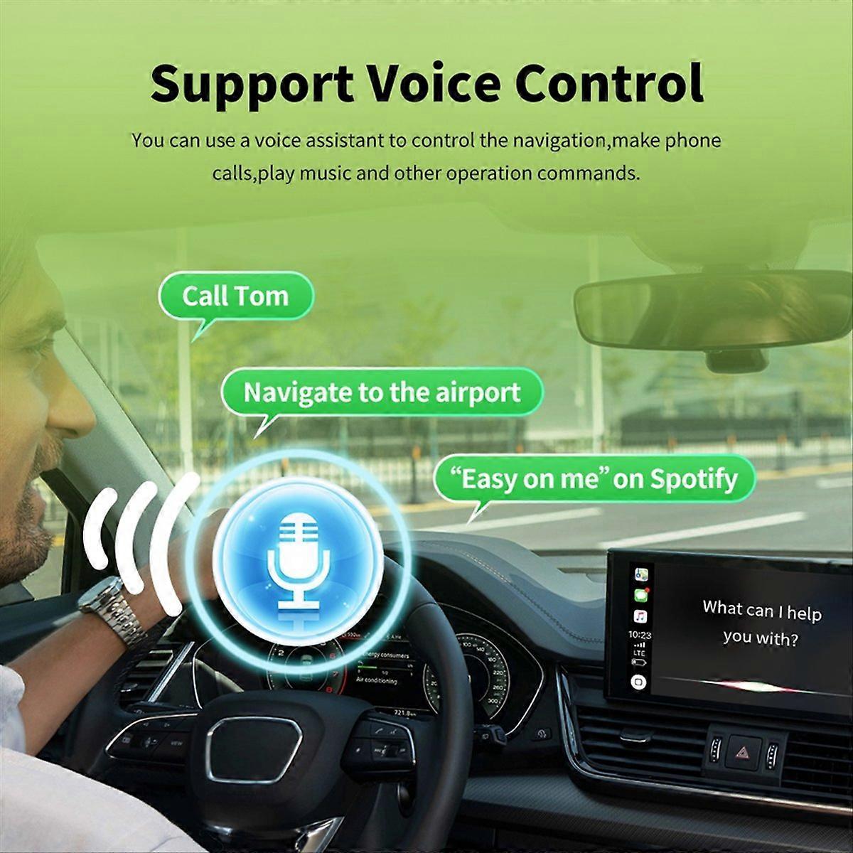2-in-1 Wireless Carplay- Und Android Auto-adapter, Bluetooth-wlan-verbindungsbox Für Das Auto, Fahrzeugkompatibel, Multimedia-umrüstsatz