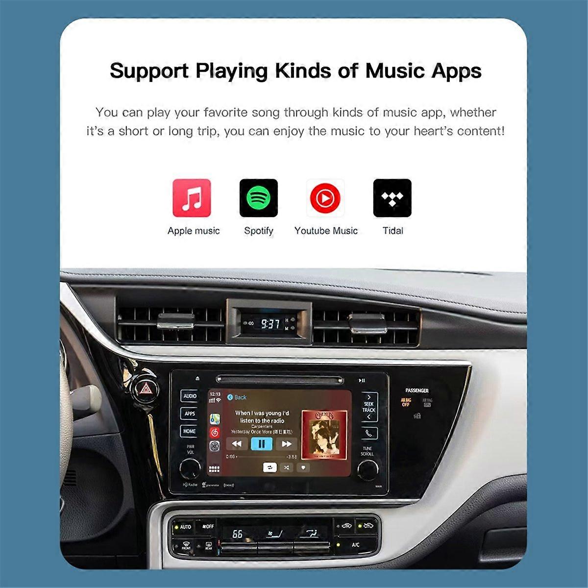 Kabelloser Carplay- Und Android Auto-adapter Für Autoradios