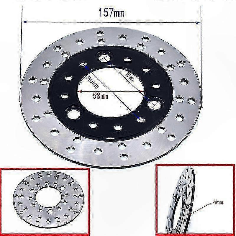 58-mm-bohrungs-bremsscheibe Für Gy6-roller, Motorräder, Quads, Mopeds Und Karts – Ersatzteile 160–190 Mm