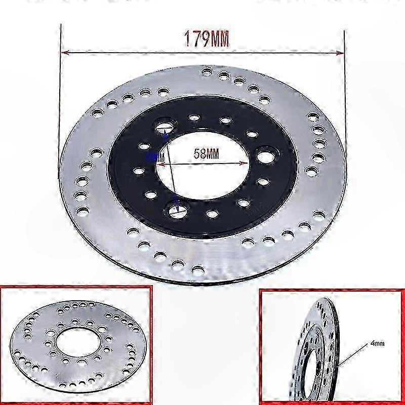 58-mm-bohrungs-bremsscheibensatz Für Gy6-roller, Motorräder, Quads, Mopeds Und Karts – Ersatzteile 160–190 Mm
