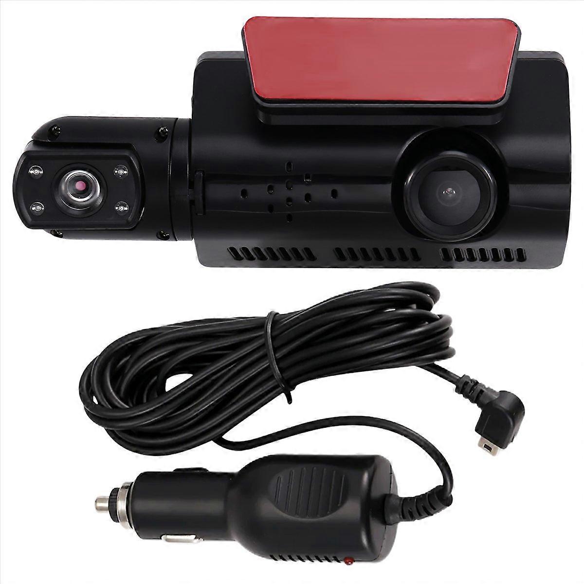 1080p Dual Lens 3.0 Autokamera, Full Hd Front-dashcam, Fahrrekorder Mit Dual-objektiv, Integriertem Bildschirm, 2 Eingebauten Kameras Für Das Fahrzeug