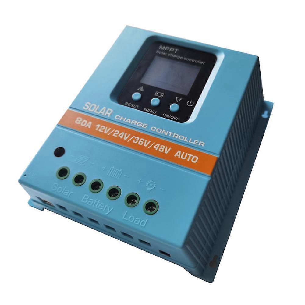 80-a-mppt-solarladeregler, Lcd-bildschirm, Kompatibel Mit 12-v-, 24-v-, 36-v- Und 48-v-batterien, Intelligenter Hochleistungsregler