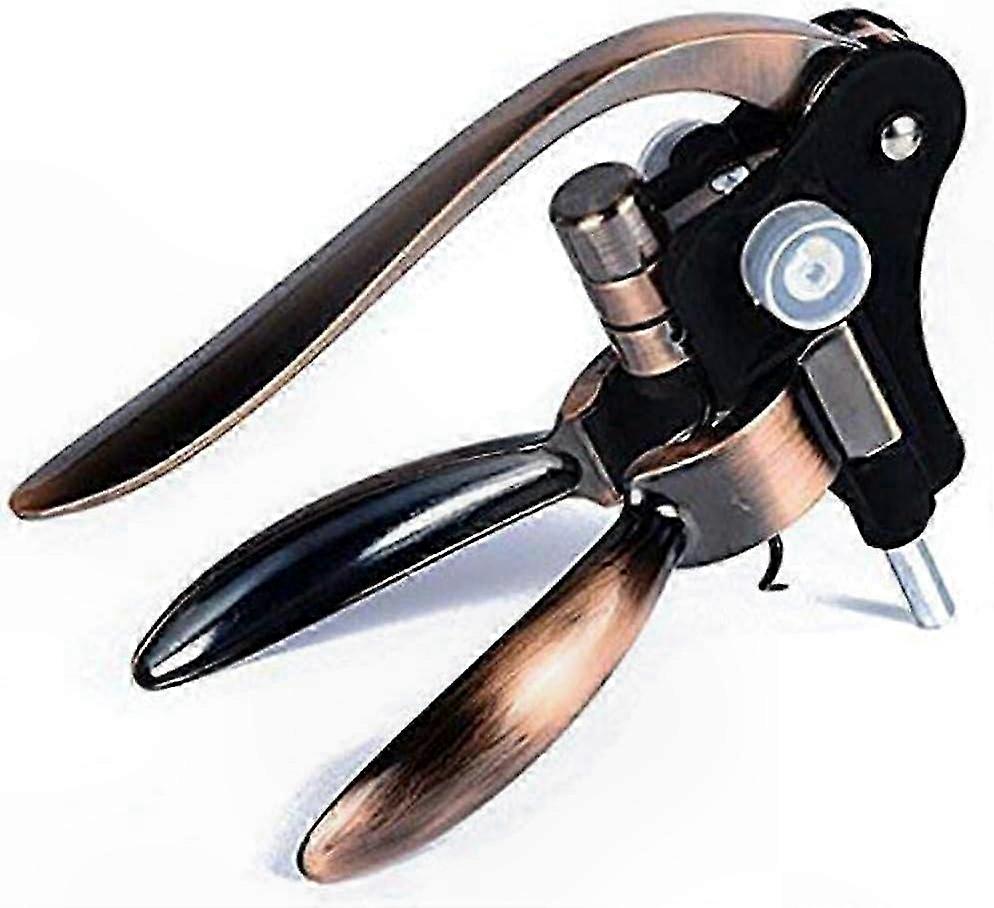 Brauner Handkorkenzieher Mit Folienschneider Und -verschluss, Weinwerkzeug Für Flaschen, Robuster Flaschenöffner Mit Ergonomischem Griff, Komplettes Sommelier-service-set