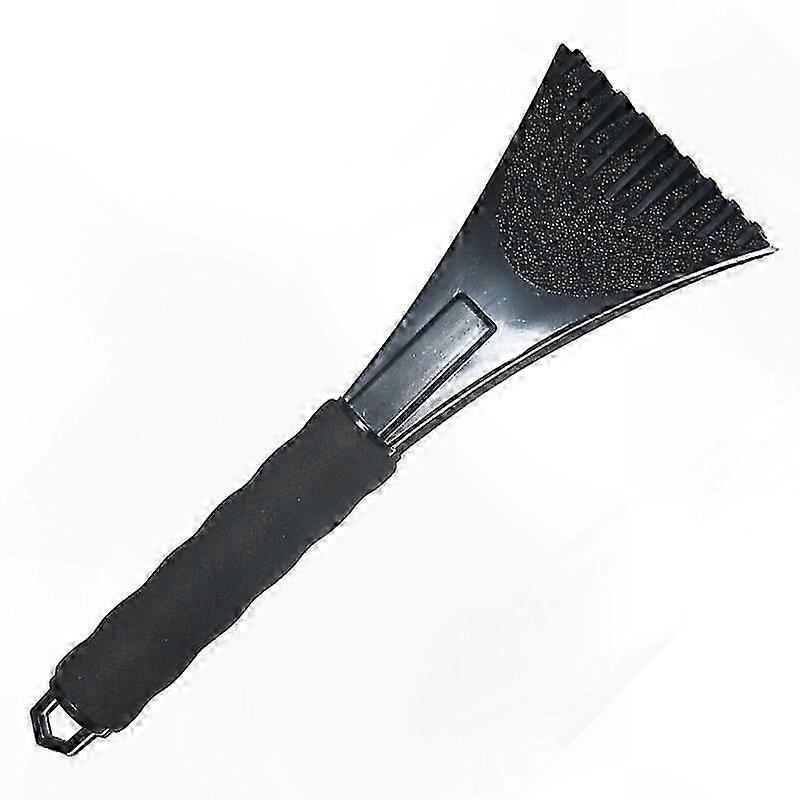 Eiskratzer Für Den Winter Mit Rutschfestem Griff, 27,9 X 9,38 X 3,6 Cm, Robuster Kunststoffkratzer Zum Entfernen Von Schnee Von Autoscheiben Und Windschutzscheiben, Schwarz