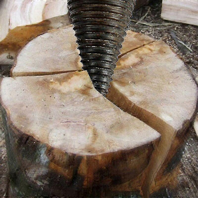 Sechskant-holzspaltbohrer Für Brennholz, 4er-set 32-mm-spaltbohrer, Praktisches Werkzeug Zum Holzspalten, Robustes Bohrer-set Für Brennholz