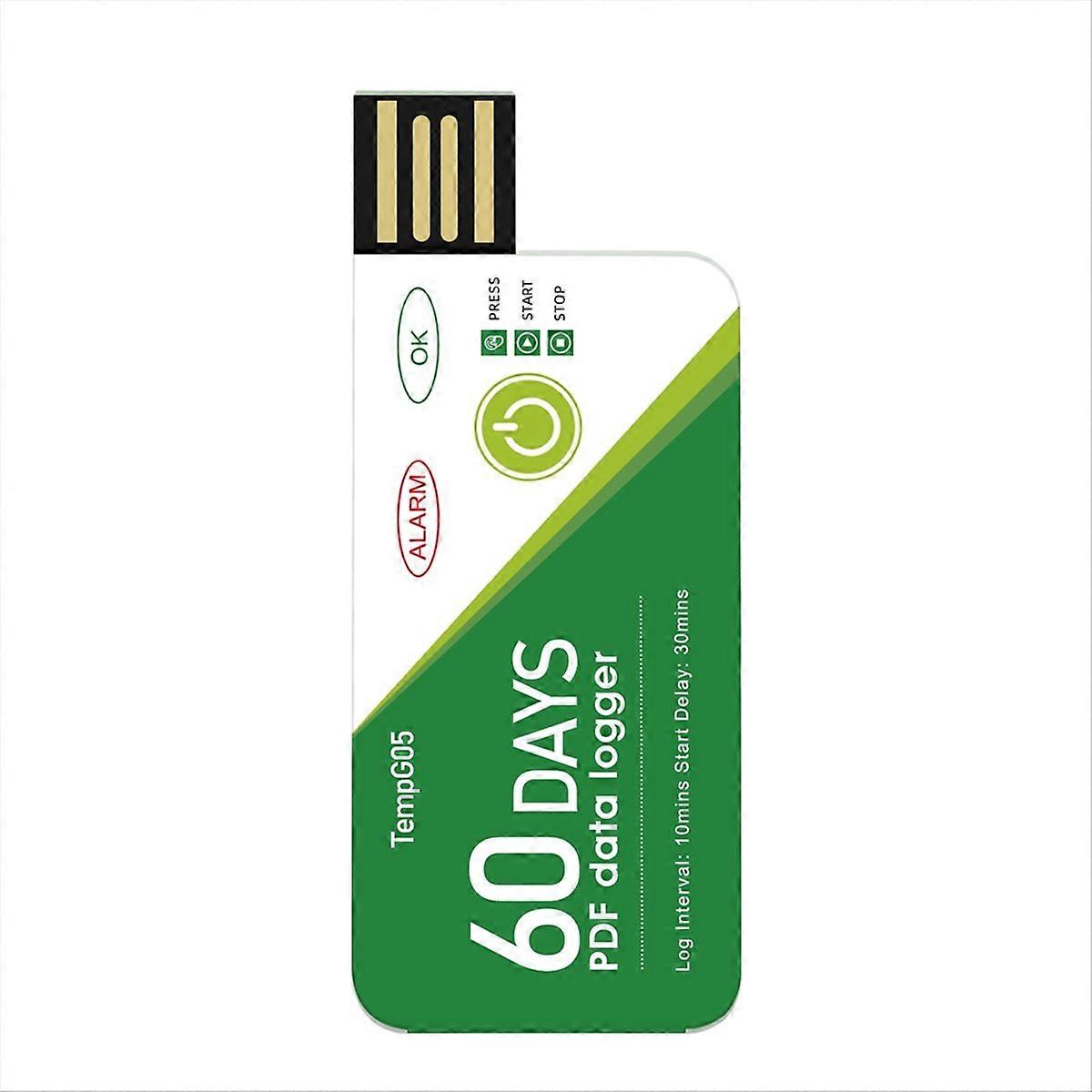 Digitaler Datenlogger Mit Temperaturfühler Und Alarmfunktion, Usb-anschluss
