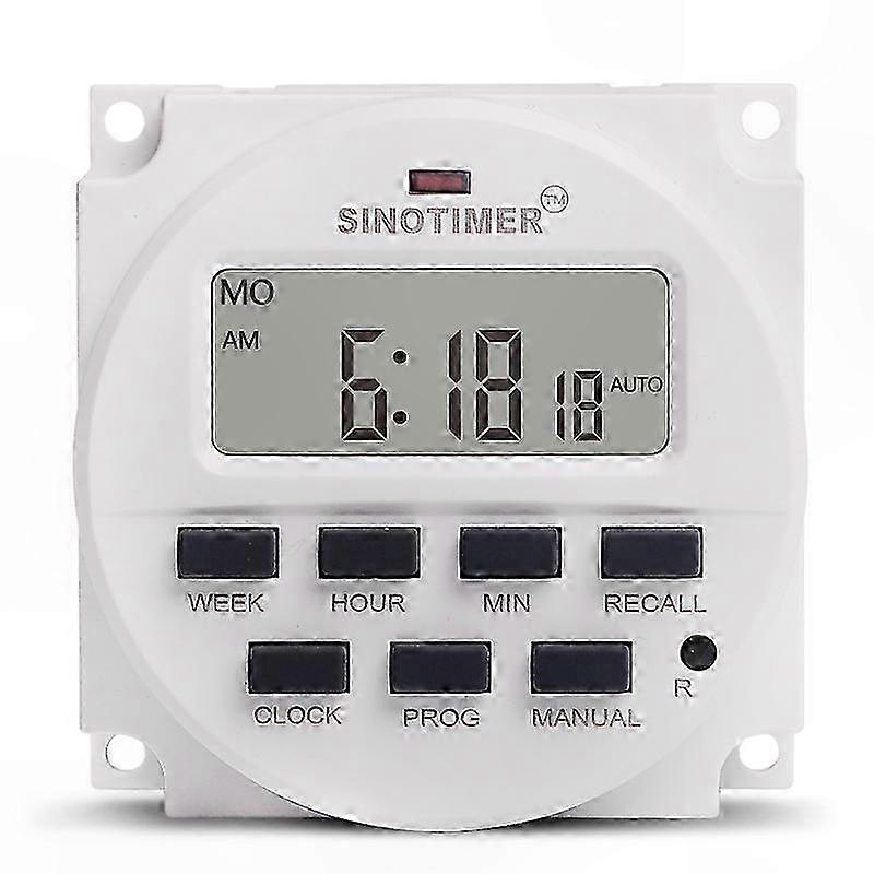 7-tage-programmierbarer Digitaltimer Mit 15,98-zoll-lcd-bildschirm Und 12-v-gleichspannungssteuerung Für Effizientes Zeitmanagement