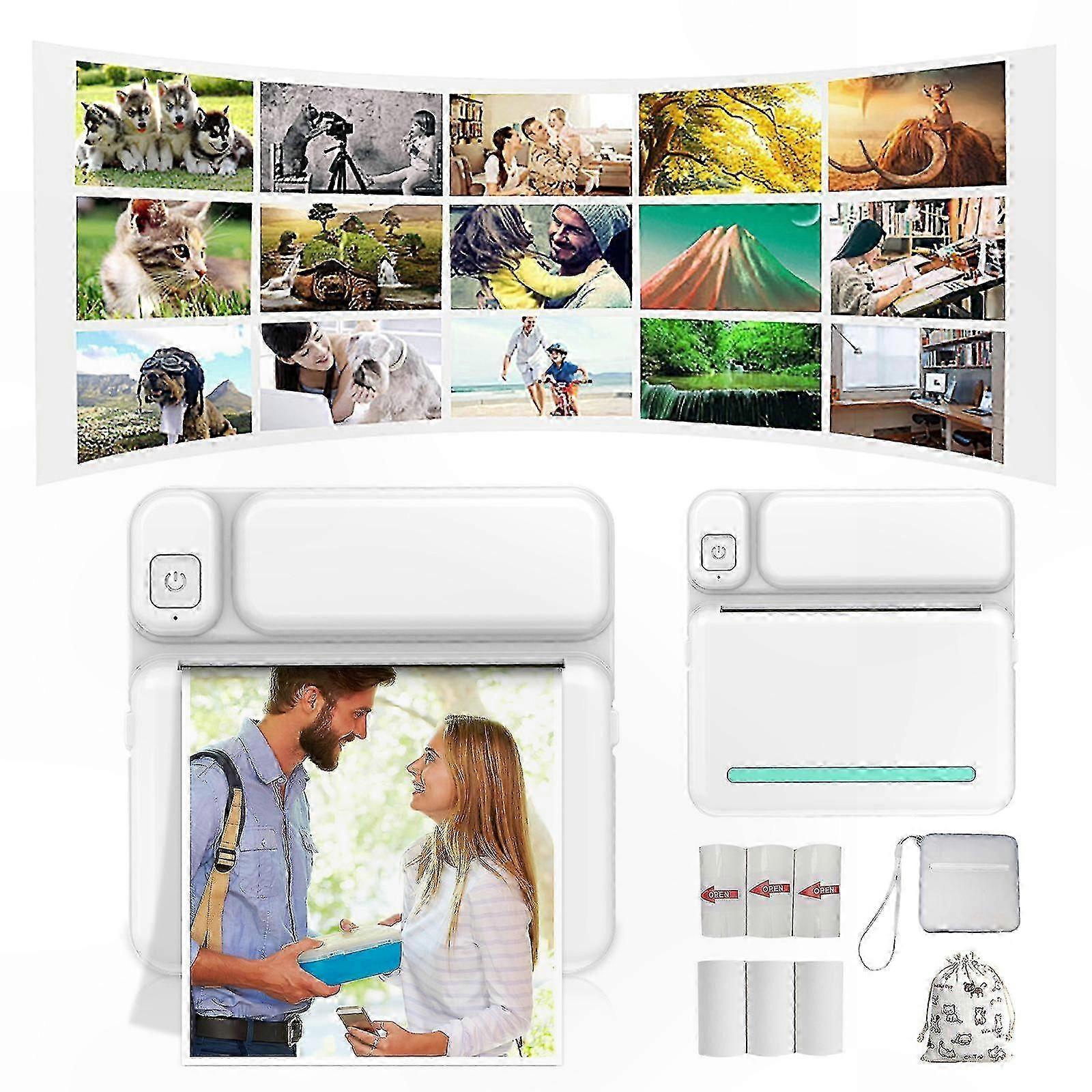 57-mm-funk-thermodrucker Mit Bluetooth Für Android-/ios-smartphones, Flye1984 Mini-fotodrucker, Pos-etiketten- Und Belegdrucker