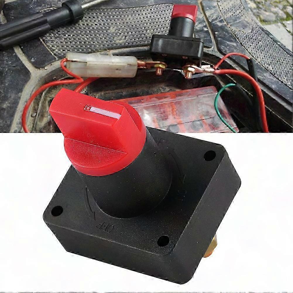 Universeller 300-a-batterietrennschalter (6 Mm) Für Auto, Motorrad, Boot – Wasserdichter Schlüsseltrennschalter (0,2 Zoll), Fahrzeug-elektrikschutz