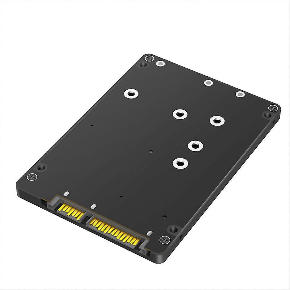 2-in-1 M.2 Ngff Key B & Msata Auf Sata Iii 2,5-zoll Ssd-adapter, Dual-slot-konverter, Kompatibel Mit Internen Festplatten, Montagesatz Im Lieferumfang Enthalten