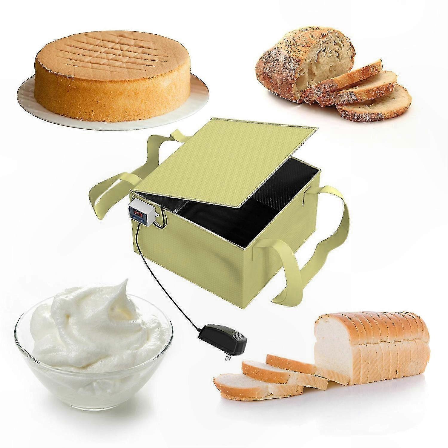 Temperaturverstellbare Gärkammer Für Die Herstellung Von Brot, Joghurt, Natto Und Seife, Verstellbares Modell, Mehrzweckkammer, Präzise Steuerung, Ideal Zum Gären Und Reifen, Multifunktionales Gerät.