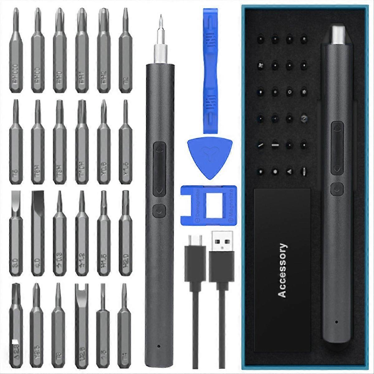 Mini-elektroschraubendreher, 28 In 1 Für Laptop Und Smartphone (b)