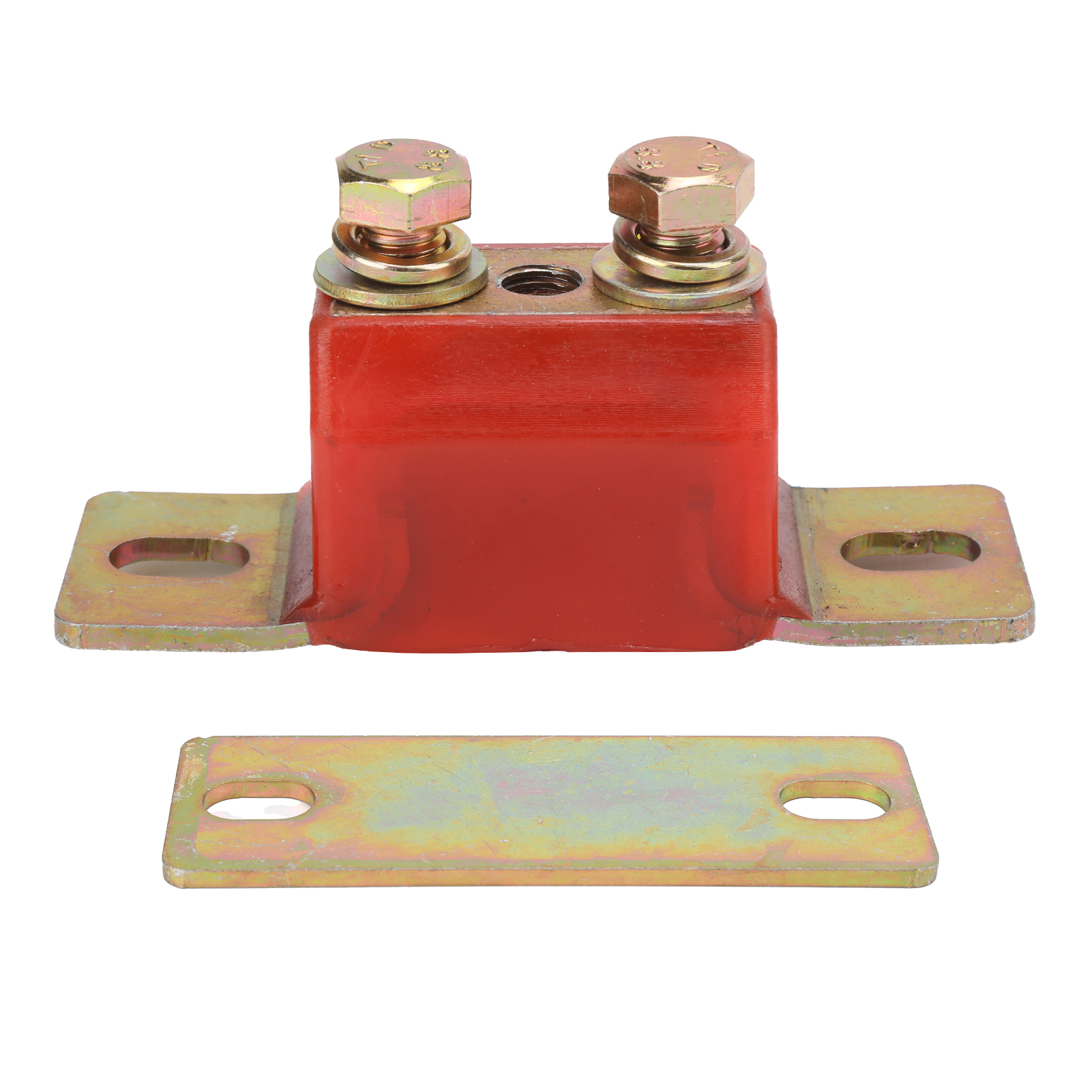 Rote Polyurethan-getriebehalterung, 1 Oder 2 Schrauben, Ersatzteil Für Chevy 1958-2001.