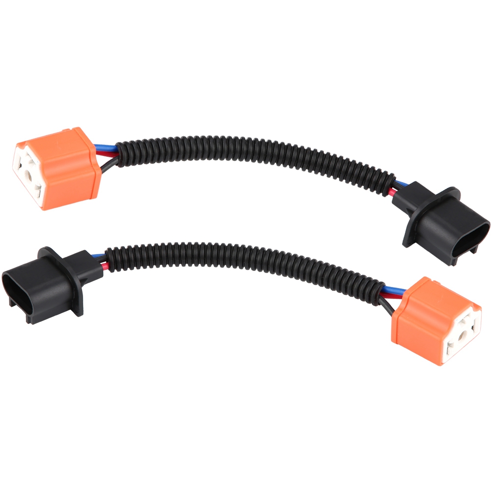 2-teiliger Scheinwerfer-umrüstadapter H13 9008 Auf H4 9003 Hb2, Weibliches Kabel Für Led-lampen