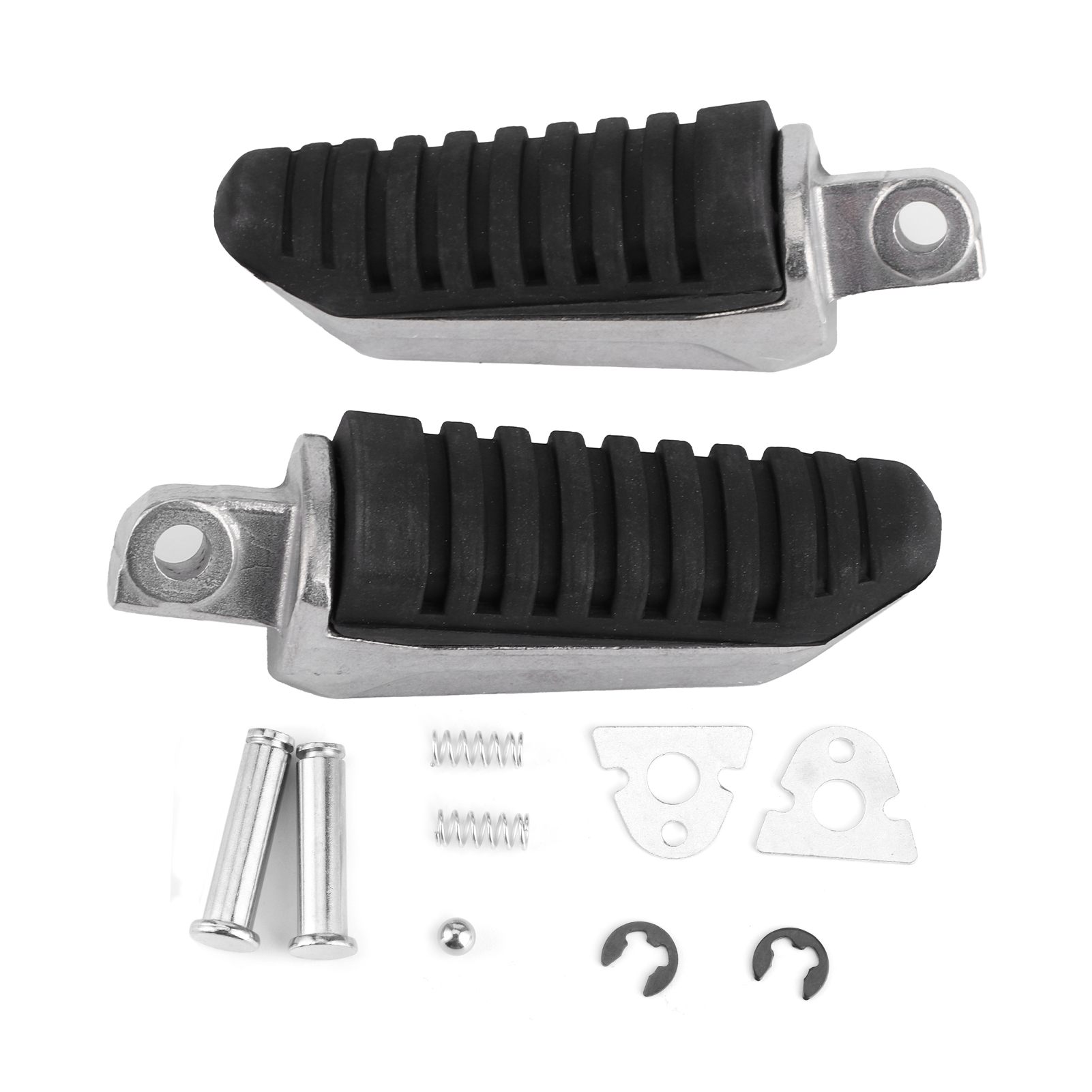 Linke/rechte Hintere Fußraste Für Motorrad, Kompatibel Mit Suzuki Hayabusa Gsx1300r 2008-2011, Schwarze Metallfußraste.