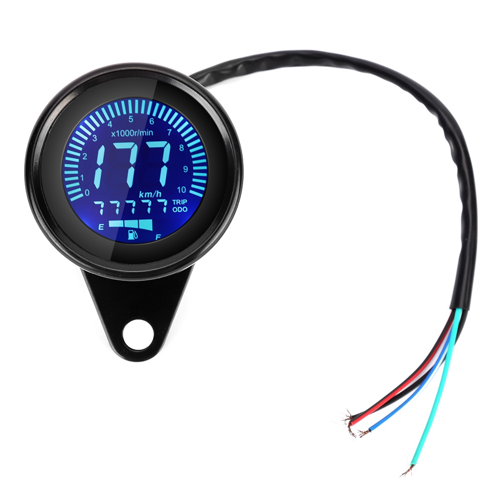 7-farben-lcd-motorradtacho, Geschwindigkeitsmesser, Kilometerzähler, Zubehör-modifikationsinstrument