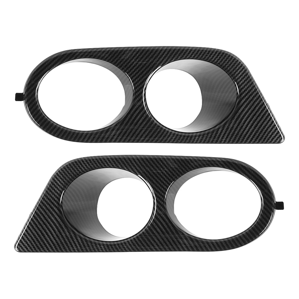 Zweiteilige Nebelscheinwerferabdeckung Mit Zwei Öffnungen Für E46 M3 (2001–2006), Carbonfaser-optik, Autozubehör