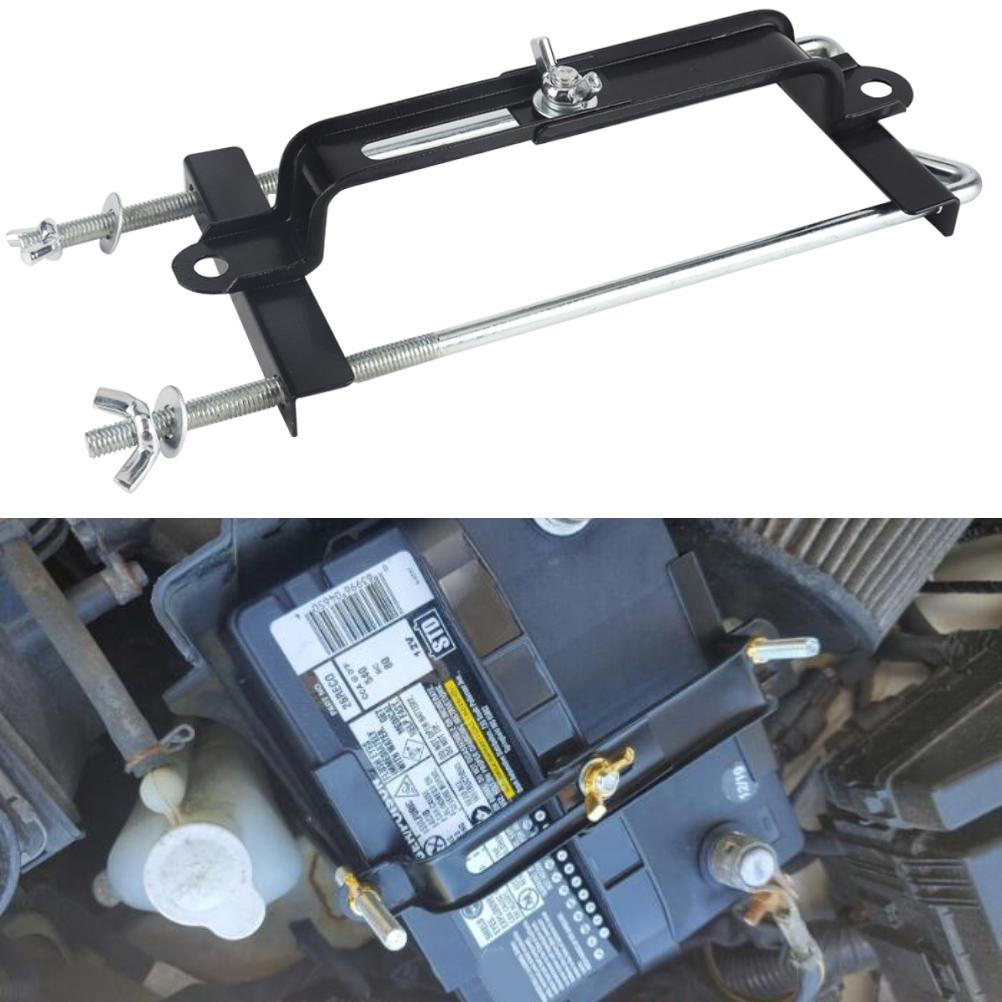 Verstellbare 27 Cm Autobatteriehalterung, Robust Und Tragbar, Kfz-batteriestabilisator, Autozubehör.
