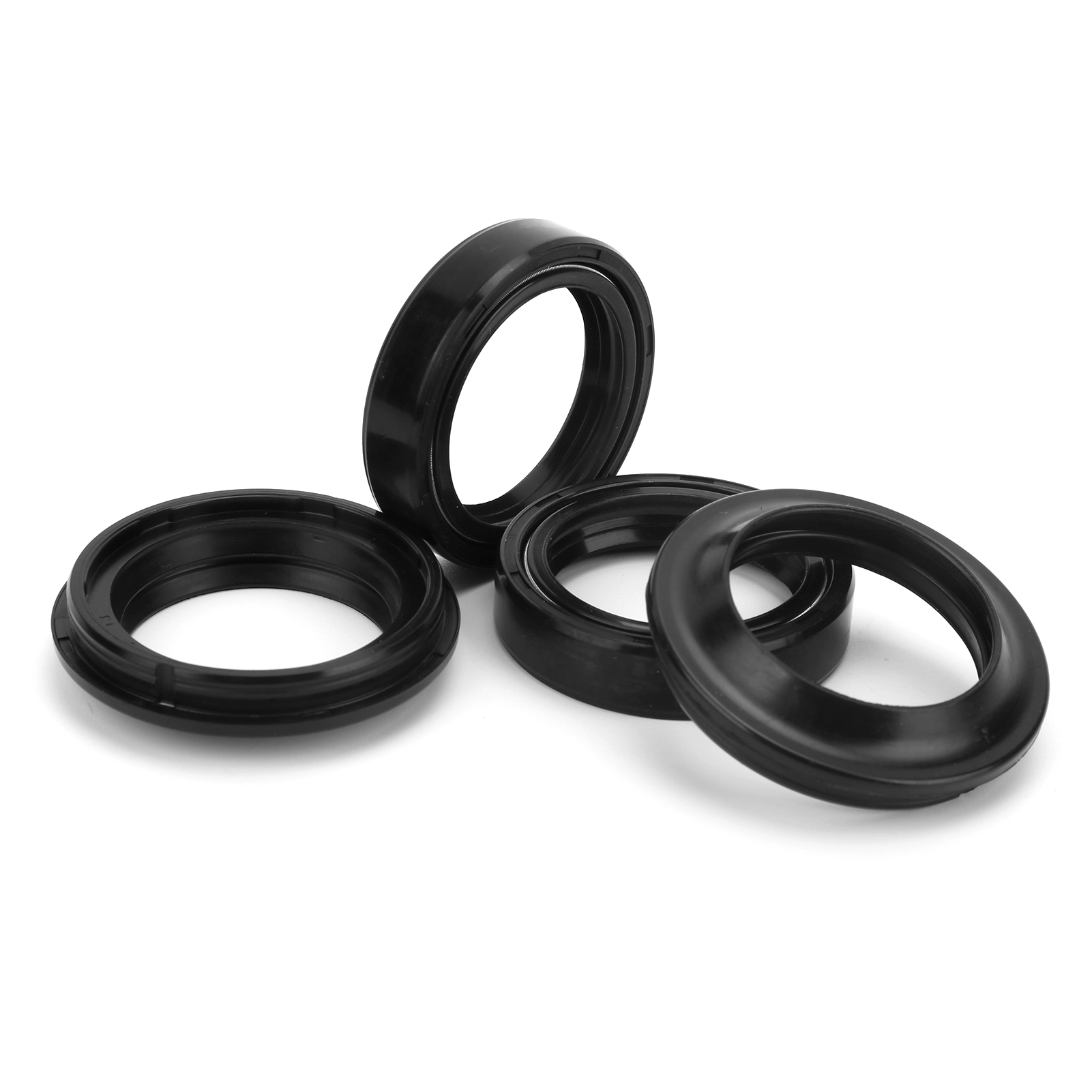 4 Staubdichtungen Für Vorderradgabel-stoßdämpfer, Gummi-öldichtungen Für Cbr250, Cbr19, Nc22, Vt250, Gz150-a, Cqr 250