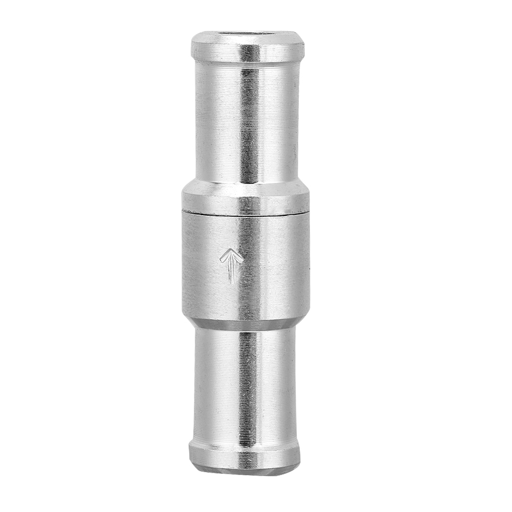 12-mm-gerades Aluminium-inline-rückschlagventil Für Kraftstoffe, Diesel, Gase, Flüssigkeiten Und Luft.