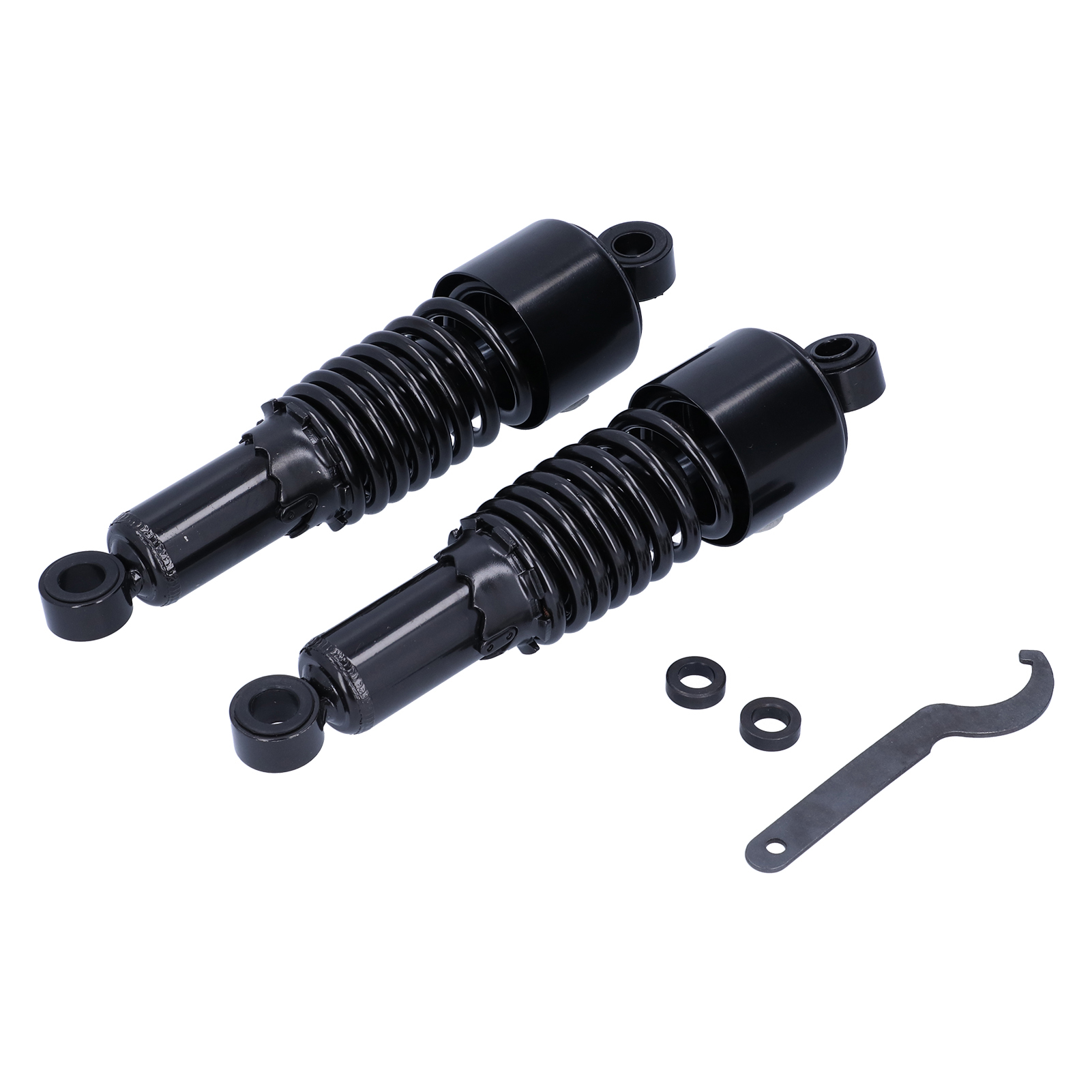 Paar 10,5-zoll-stoßdämpfer Aus Edelstahl Für Motorräder Xl883, Xl1200r Und Xl1200l