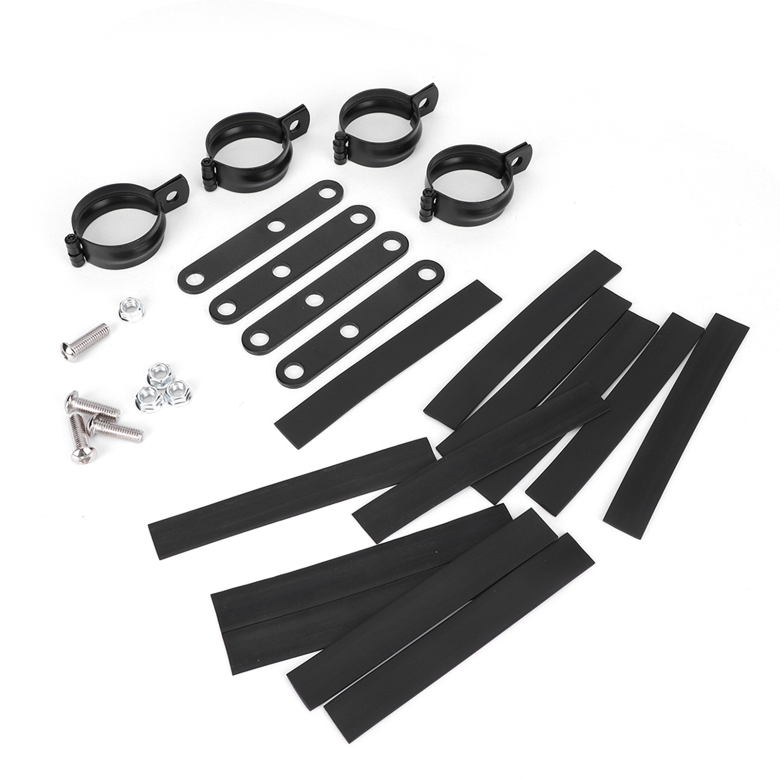 Schwarze Motorradscheinwerferhalterung, Universelle Gabelklemme, Passend Für Yamaha 34-41 Mm