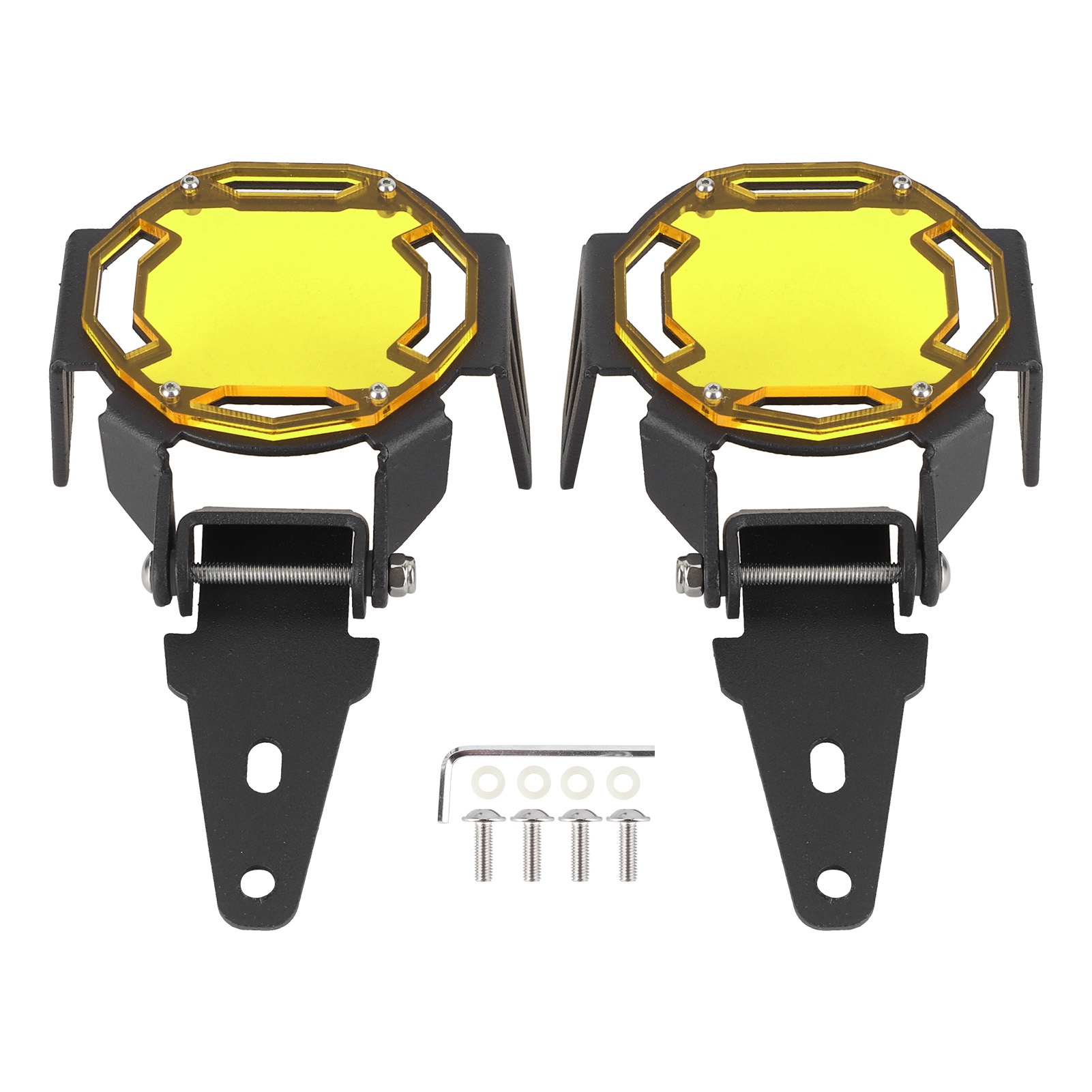 Led-nebelscheinwerferschutz Für Motorrad R1200gs/r1250gs Adventure Lc, Gelber Schutz, Scheinwerferschutz