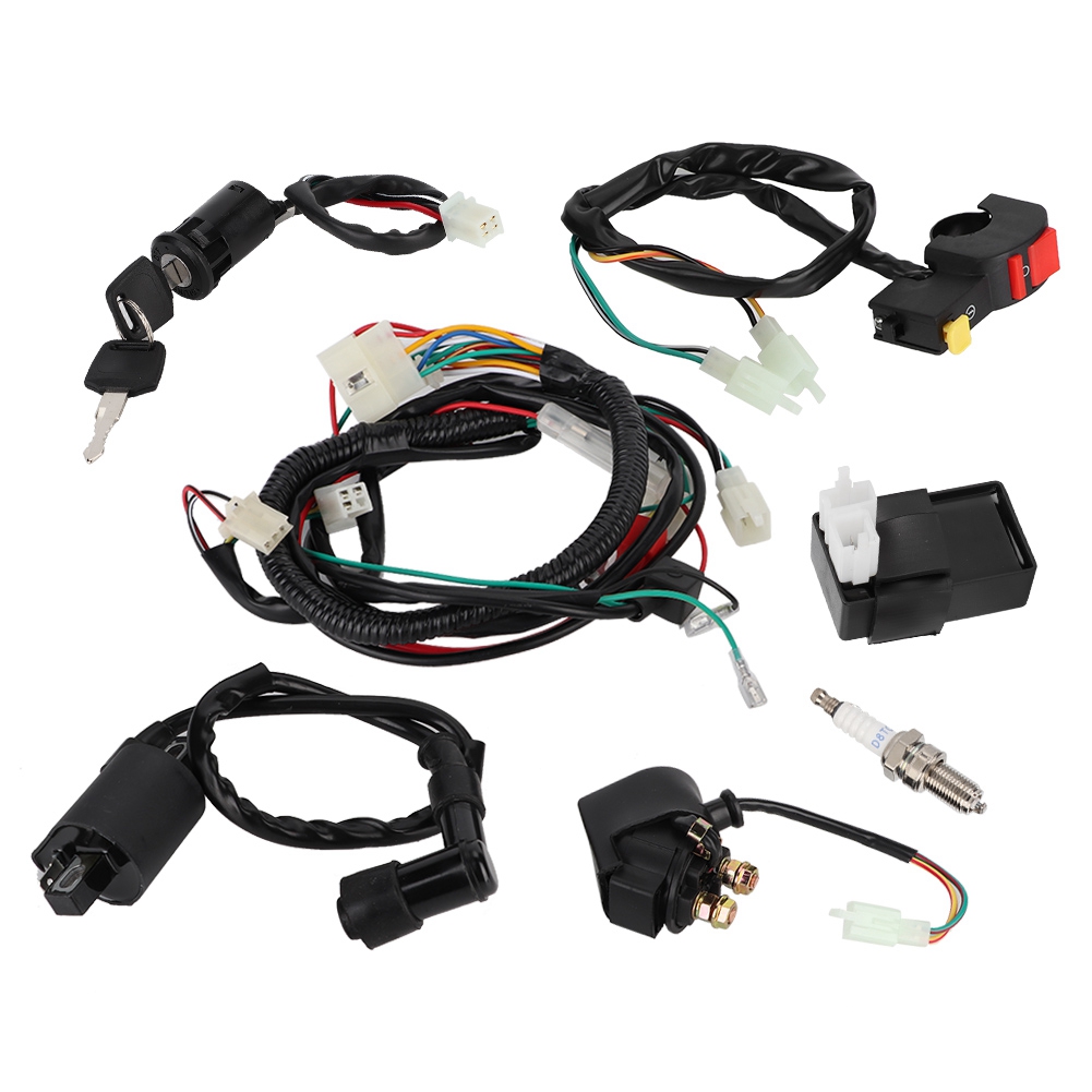 Kompletter Kabelbaumsatz Mit Cdi-magnetspule Und Relais Für 150-cm³-atv-quad-zubehör