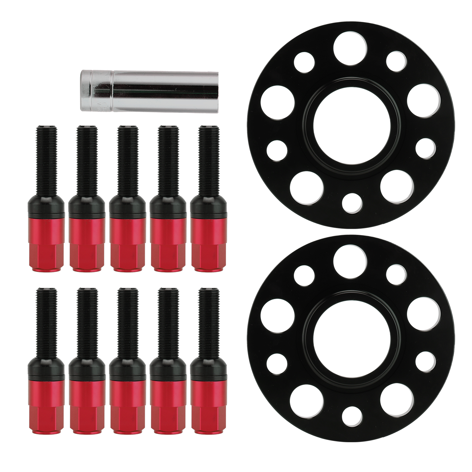 M14x1,25 Spurverbreiterungssatz Mit 20-mm-flansch, Passend Für 1er F40 (2019–2020) – Rot