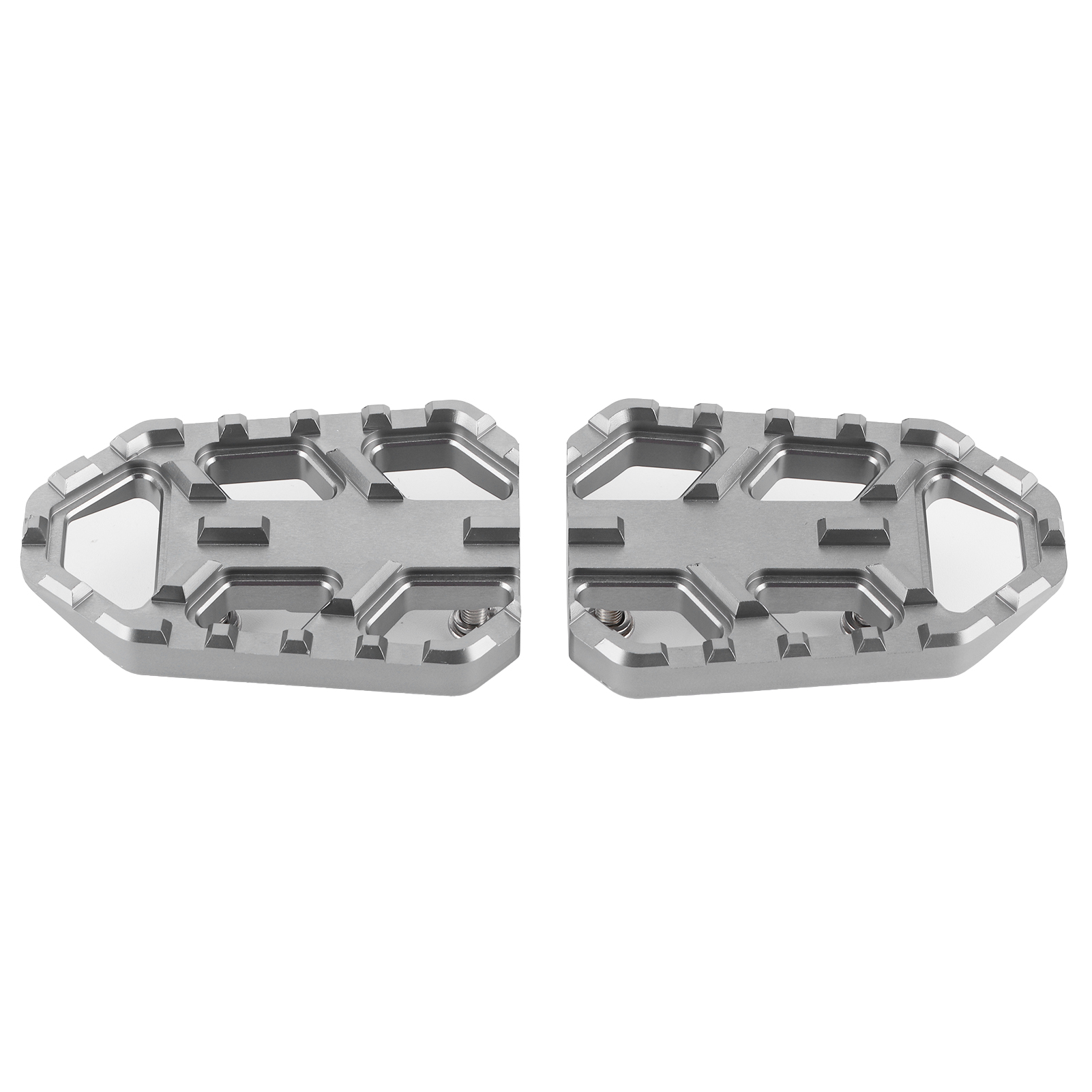 Breite Cnc-gefräste Motorradfußrasten Aus Aluminiumlegierung, Kompatibel Mit Suzuki Dl650 Dl1000 V-strom 650xt/1000xt (titan)
