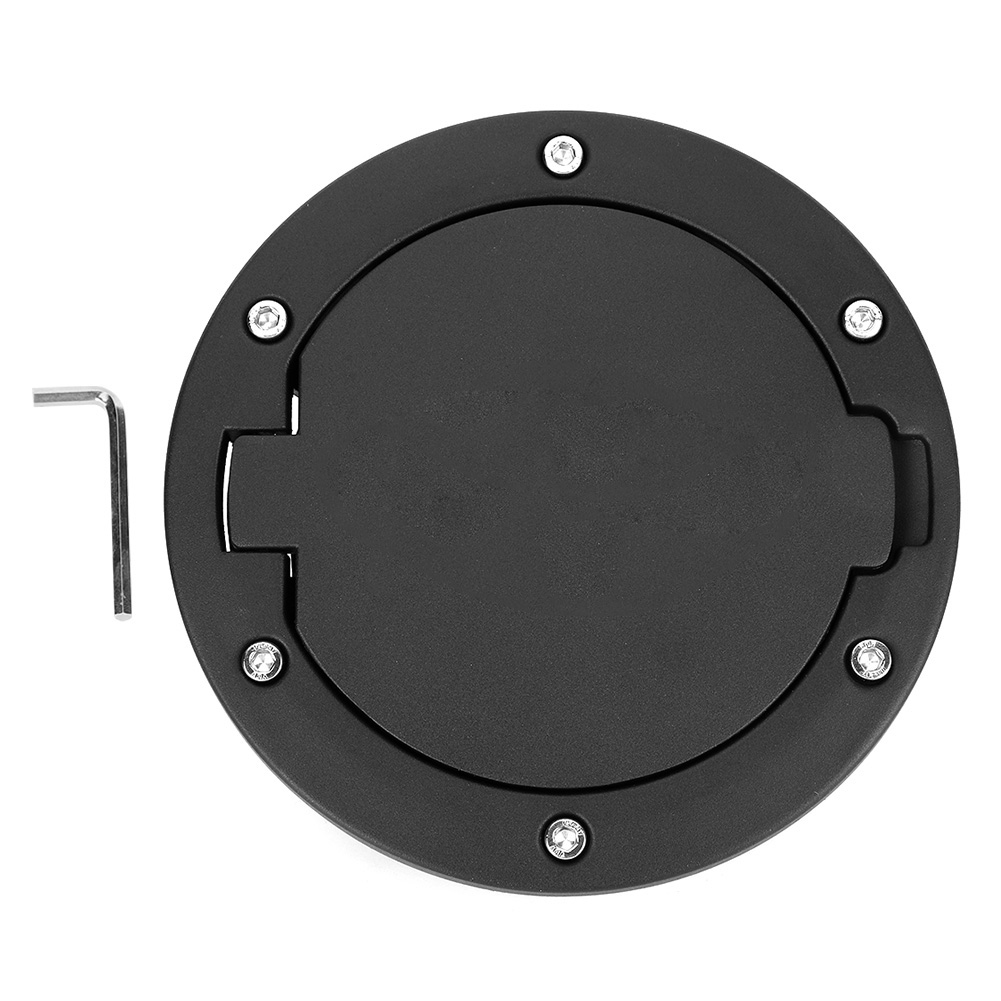 Schwarzer Tankdeckel Mit Sternenflügeln, Kompatibel Mit Jeep Wrangler Jk 2007-2017