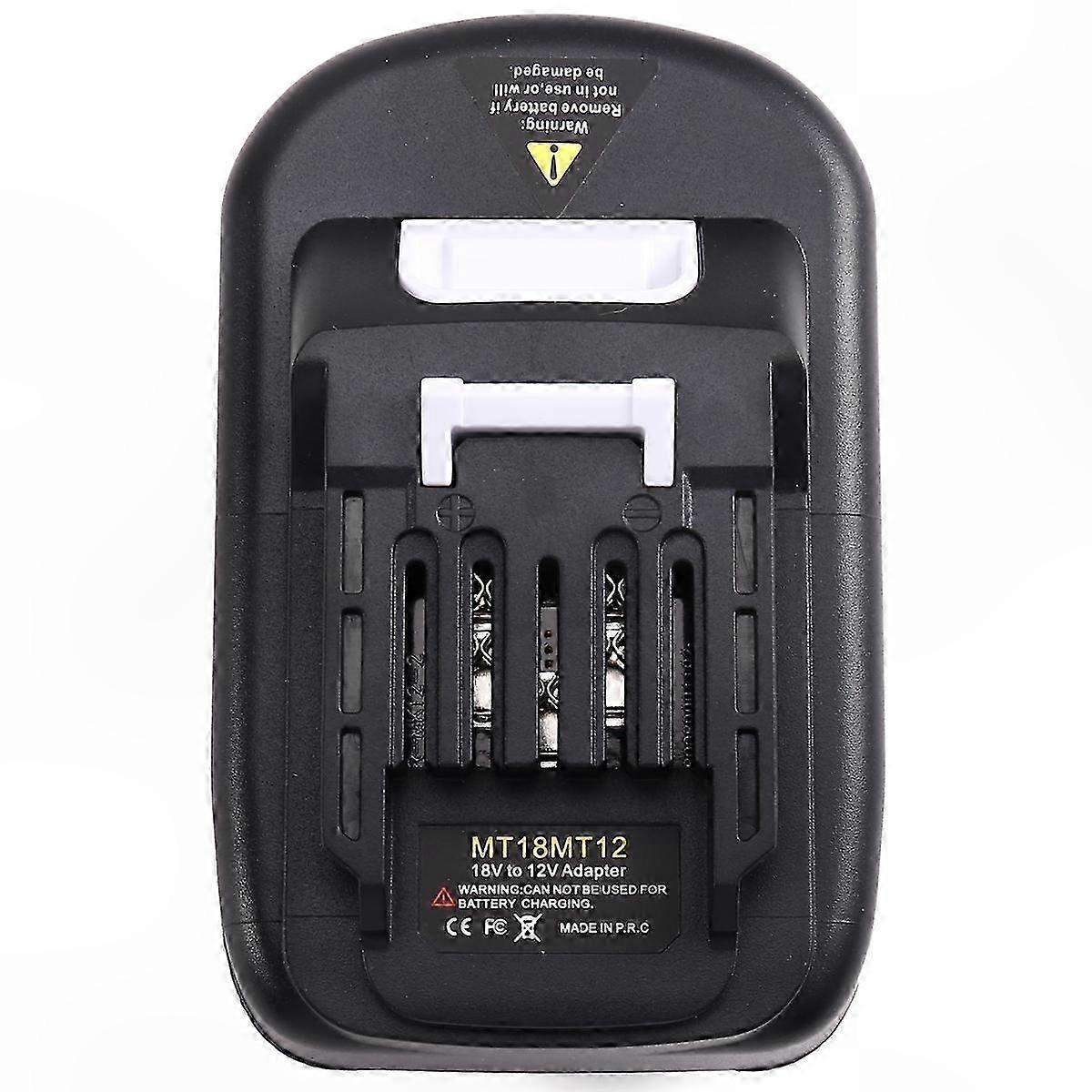 18v Auf 12v Adapter, Konverter Für Akkus Von Elektrowerkzeugen, Spannungsreduzierer, Kompatibel Mit Bohrmaschinen Und Schraubendrehern, Universalladegerät, 12v Ausgang.