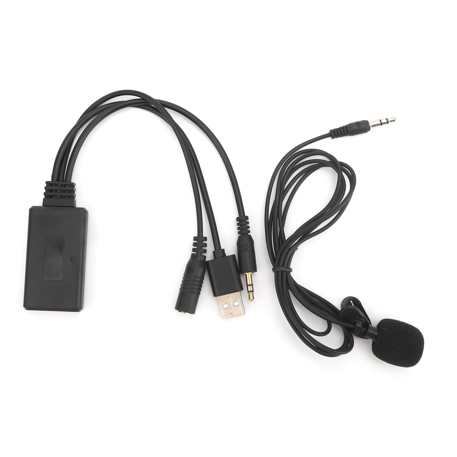 Universeller Bluetooth-auxin-kfz-adapter, Freisprecheinrichtung Mit Mikrofon, Freisprechfunktion, Drahtloses Audiokabel.