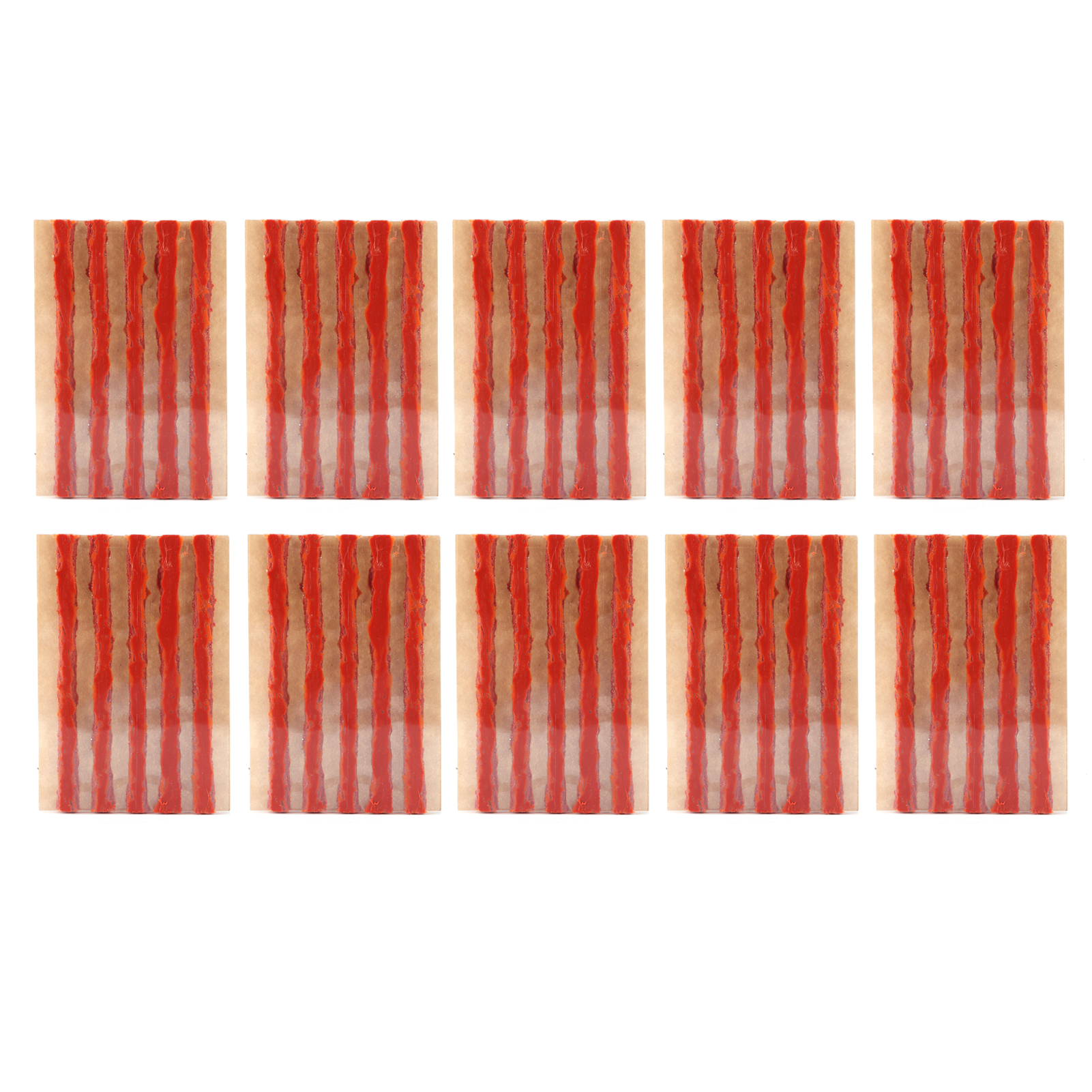 50 Stück 100x6mm Schlauchlosreifen-reparaturstopfen Aus Gummi, Dichtungsstreifen, Dichtungswerkzeug Für Auto Und Motorrad, Braun