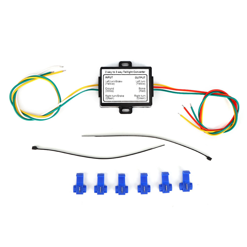 Elektrischer Kabelbaumadapter Nach Us-typ Für Anhängersysteme, 2-zu-3-adriger Spleißverbinder, Umrüstkabel.