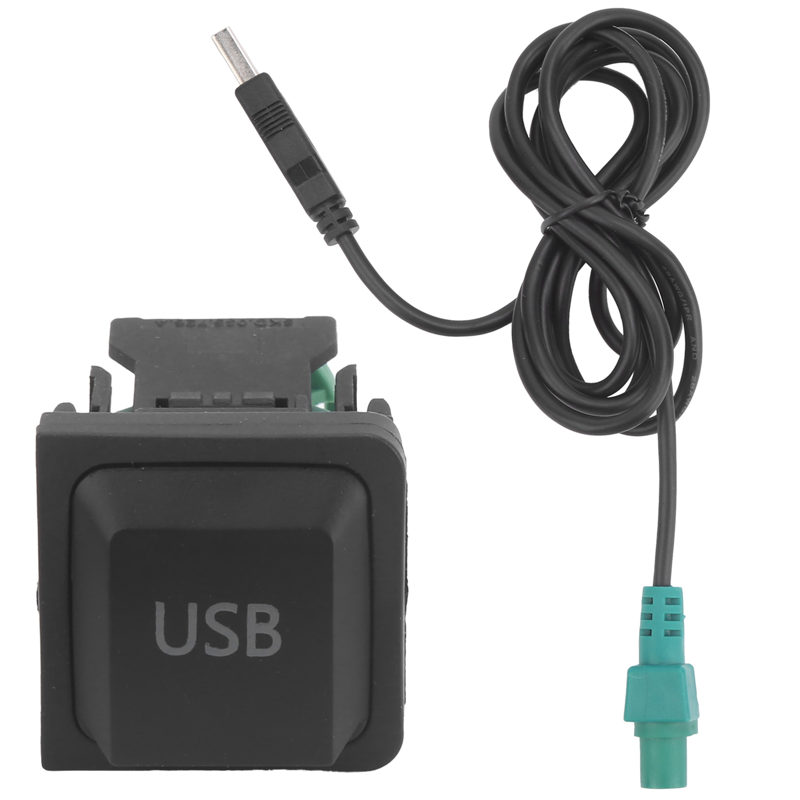 150 Cm Langes Usb-autoradio-adapterkabel Mit Universalschalter Für Handy/tablet/mp3-radio