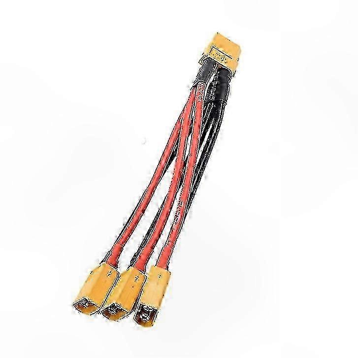 Xt60 Doppel-parallelstecker Mit 14awg Silikonkabel, Y-verlängerung Für Stecker- Und Buchsenkabel
