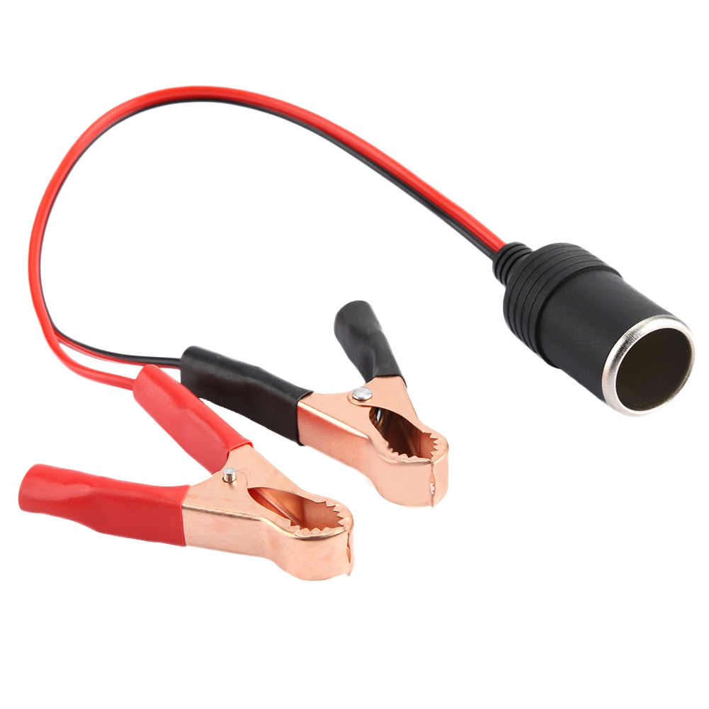 Adapter Von Zigarettenanzünderstecker (weiblich) Auf Krokodilklemme Für Batterie, Verbindungskabel